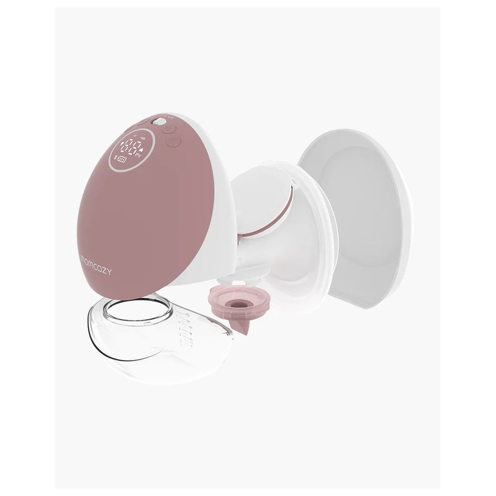 Momcozy - M9 Hands Free Breast Pump - Cozy Red - Pack of 2 - 24 mm