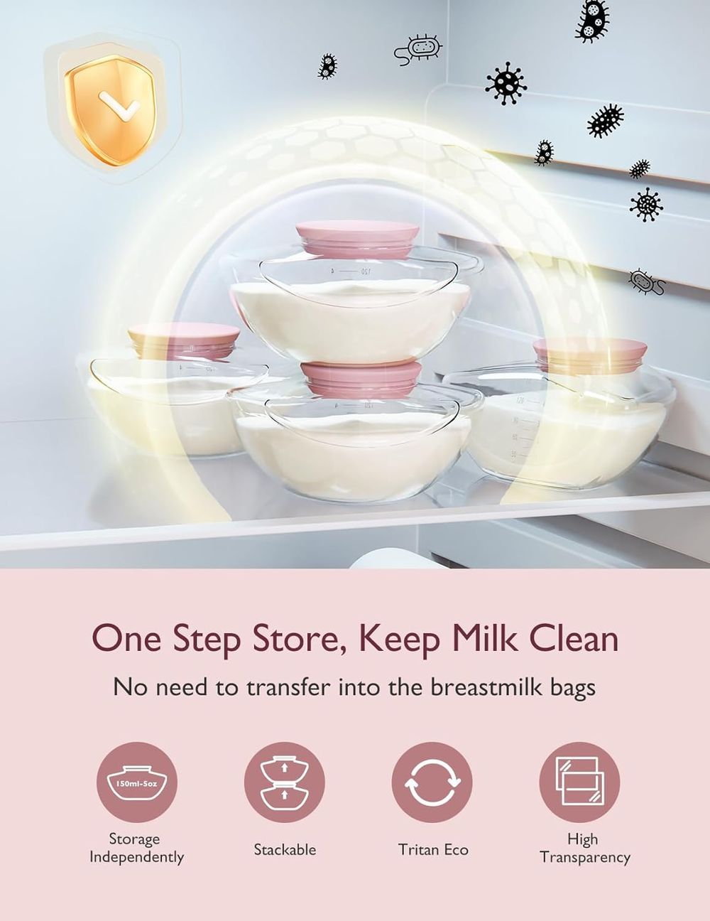 Momcozy - Mobile Flow Hands-Free Double Breast Pump M9 - Maroon