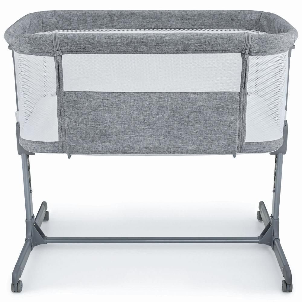 Bumble & Bird - Adjustable Bedside Crib with wheels - Grey