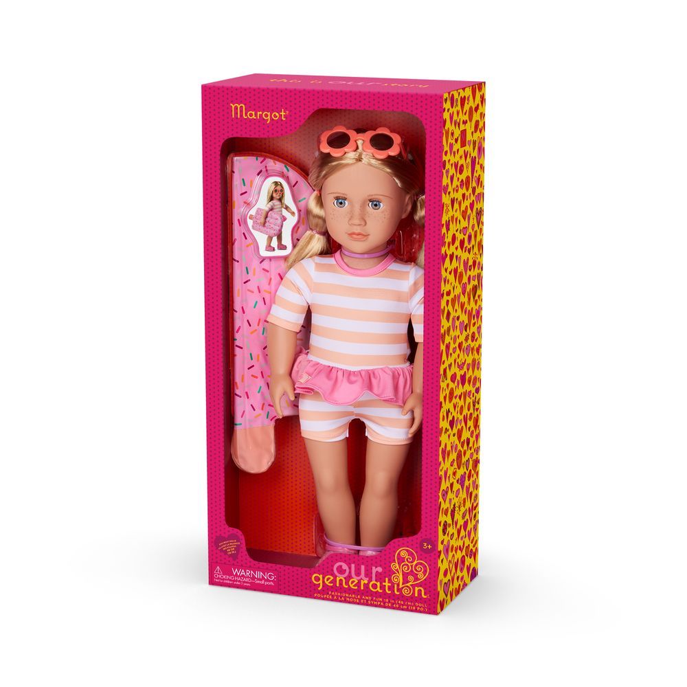 Our Generation - Margot Fashion Doll With Bathing Suit - Multicolor