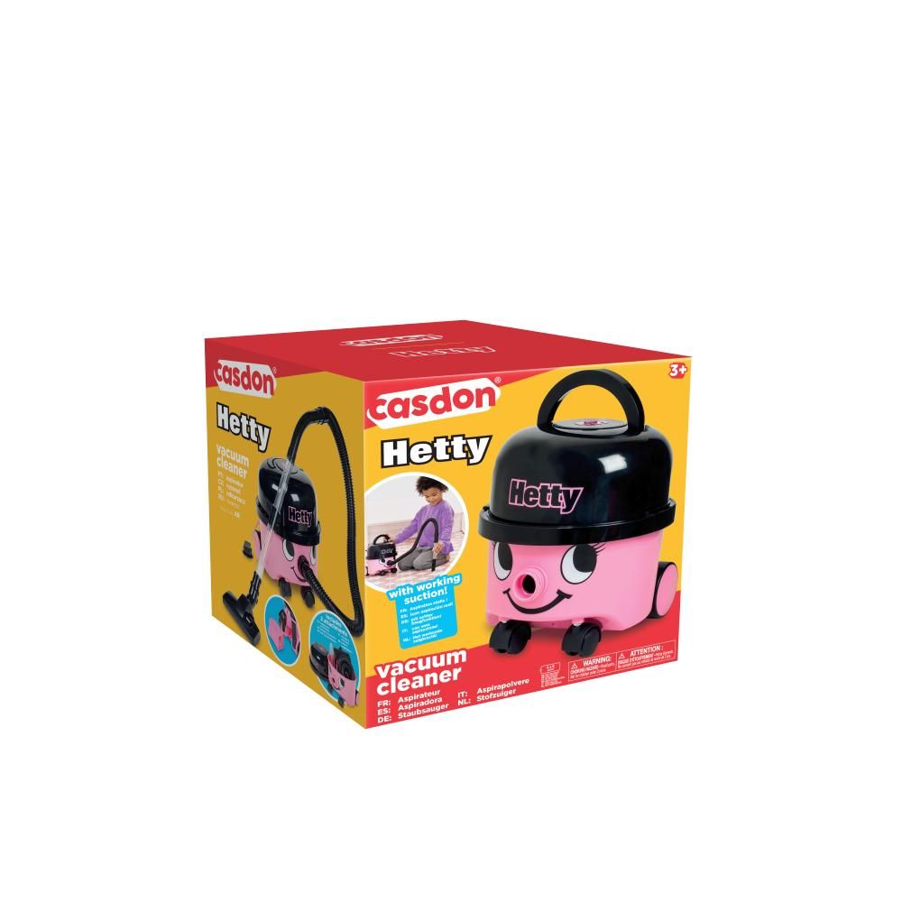 Casdon - Hetty Vacuum Cleaner Toy For Kids, Pink