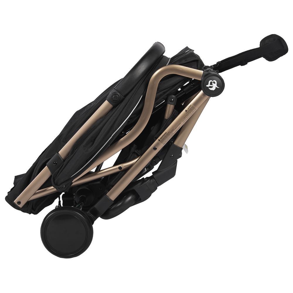 Bumble & Bird - Robin Lightweight Travel Stroller - Black & Rose Gold