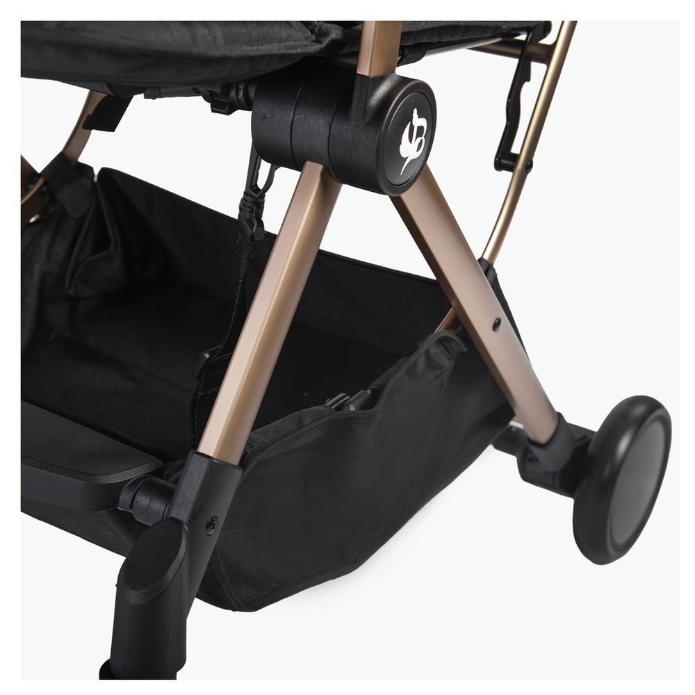 Bumble & Bird - Robin Lightweight Travel Stroller - Black & Rose Gold