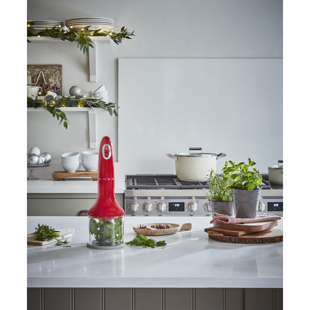 Smeg - Hand Blender With Accessories 50's Retro Style - Red