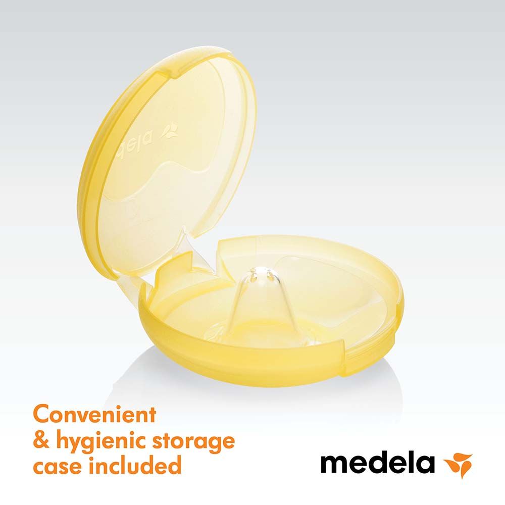 Medela - Nipple Shields Ultra-thin Soft Silicone Natural-Fit 20mm 2pcs