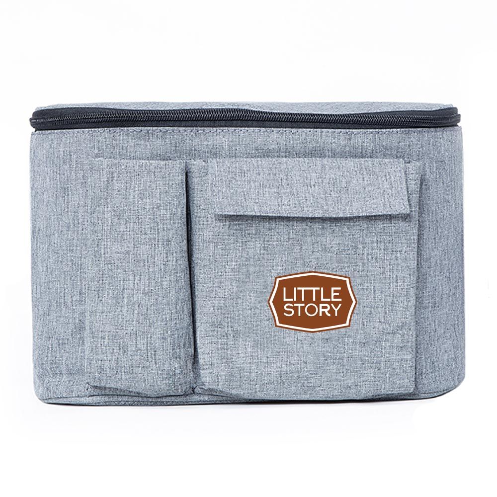 Little Story - Stroller Organizer Travel Bag - Light Grey