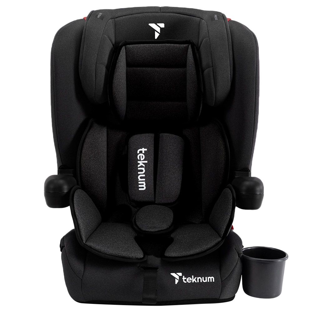 Teknum - Pack and Go Foldable Car Seat (up to 36kg) - Black