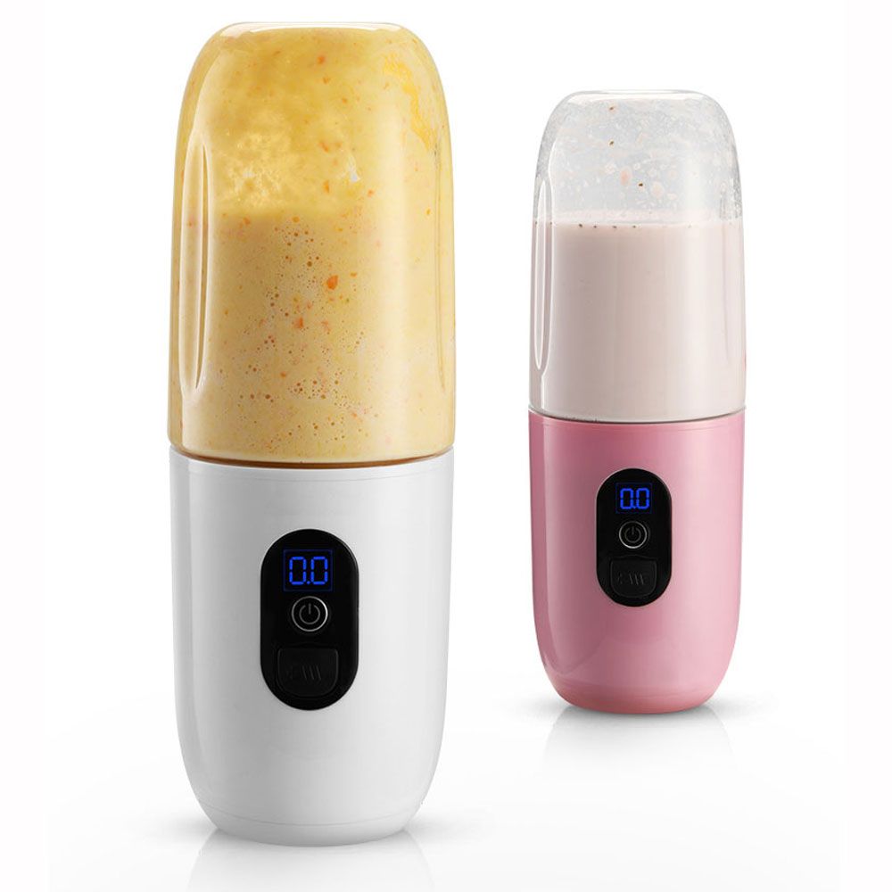 BlendnGo Portable Blender + 420ml cup & lid 6 Blades White